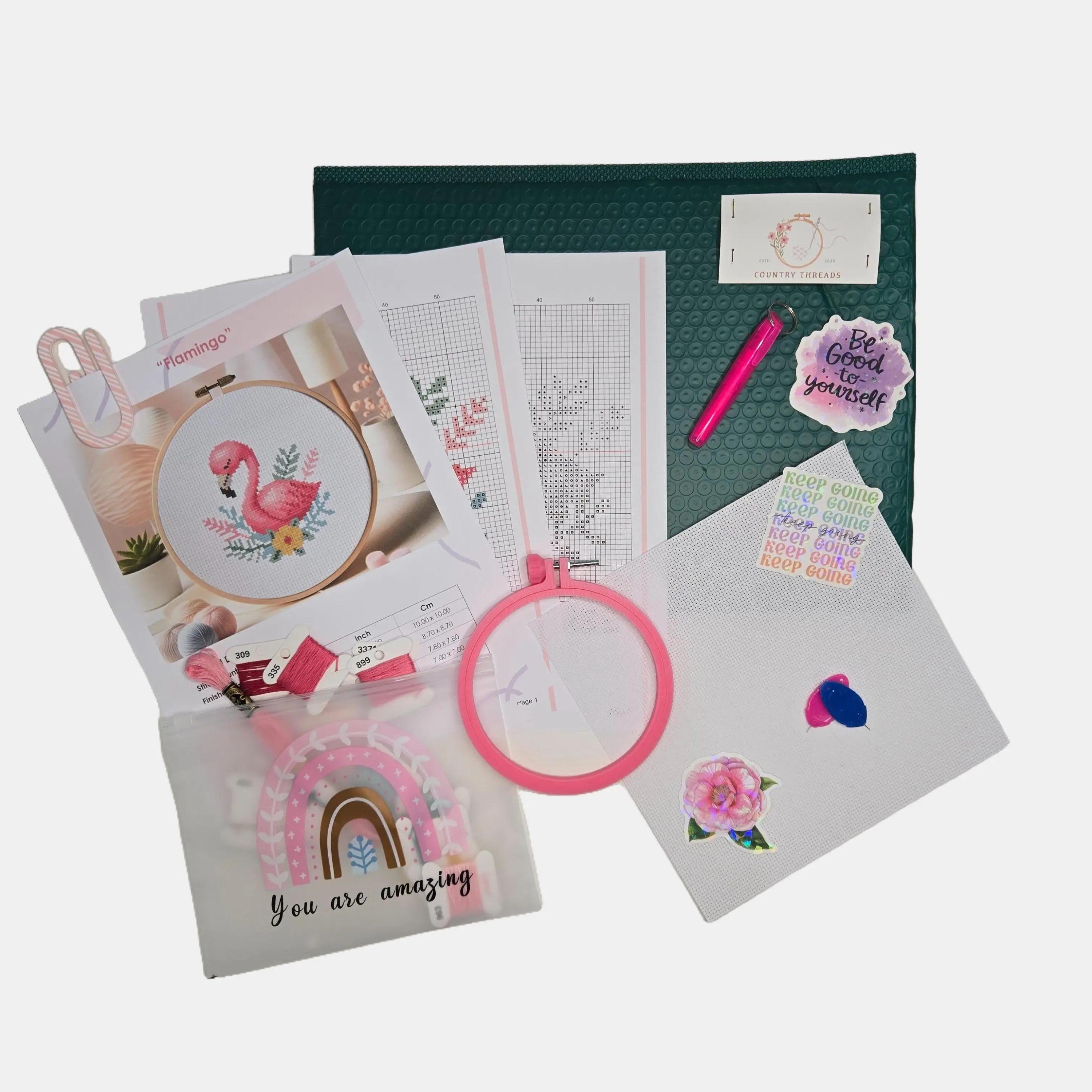 Ready-to-Stitch Box - Basic Cross Stitch Kit