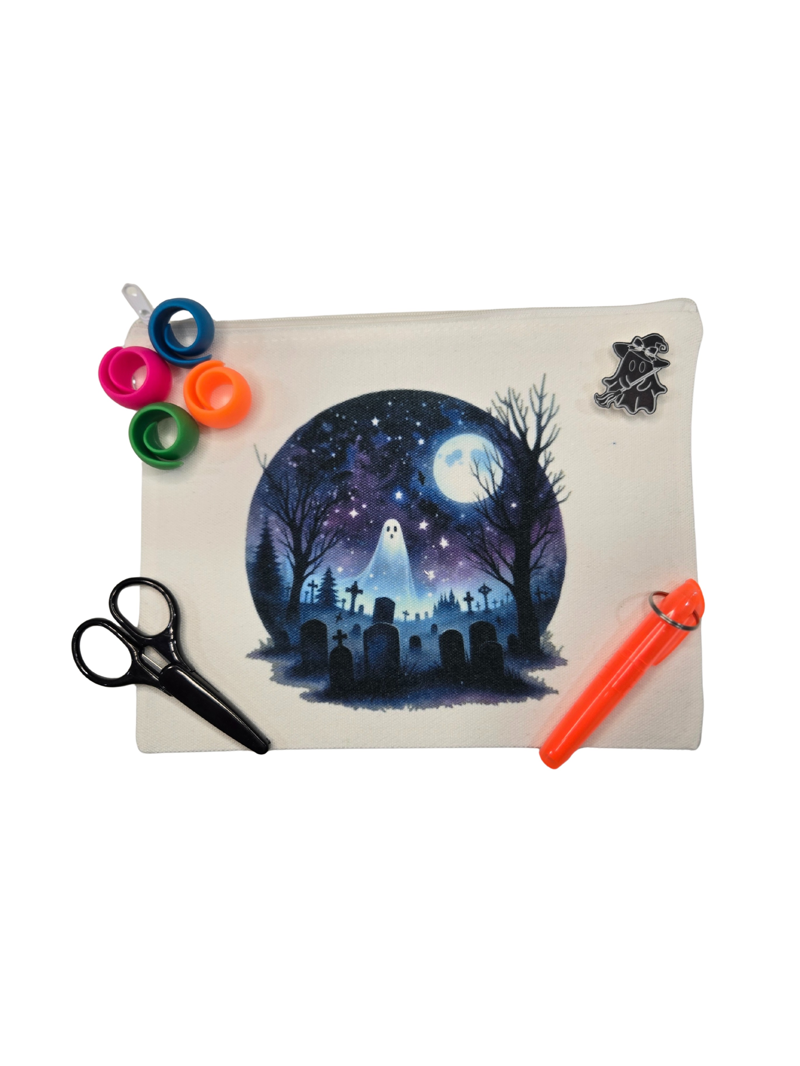 Cross Stitch Goody Bag - Ghost Graveyard