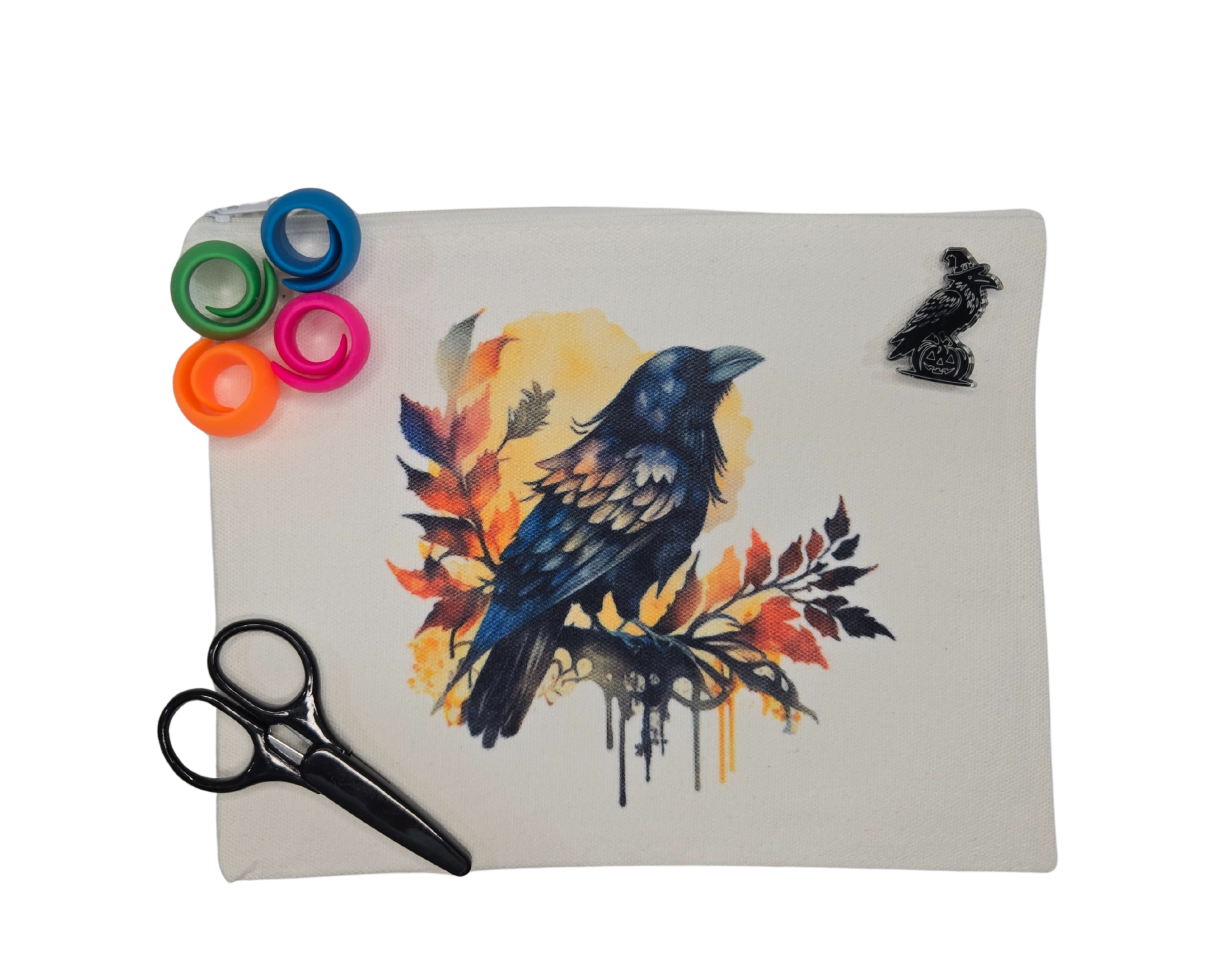 Cross Stitch Goody Bag - Crow