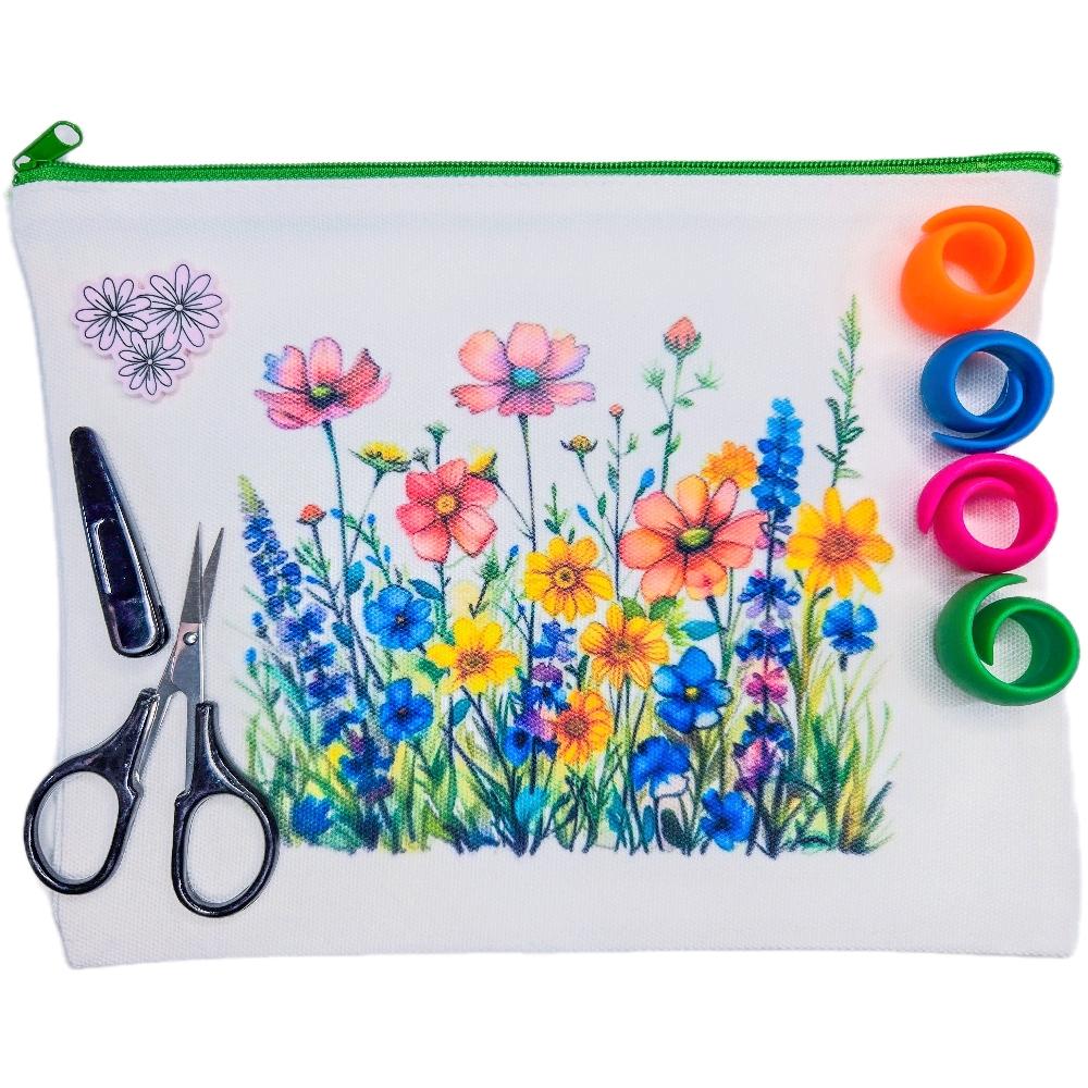 Cross Stitch Goody Bag - Flowers